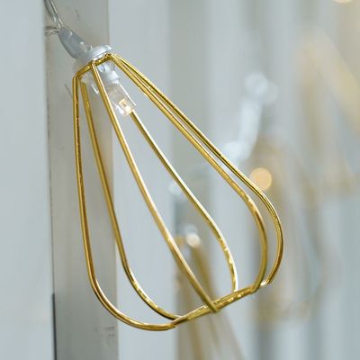 Geometric Copper Fairy Lights - 4.7M