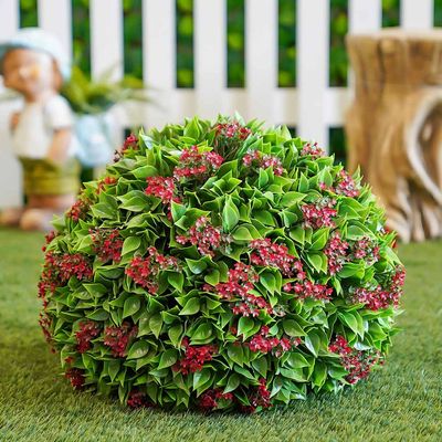 Artificial Topiary Ball - Bougainvillea - 38 Cm