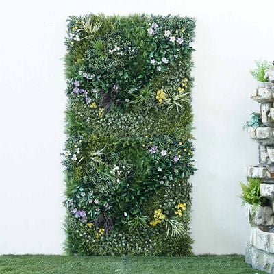 Artificial Fence - Blossom Carnival/ Plastic Flowers 100X100Cm