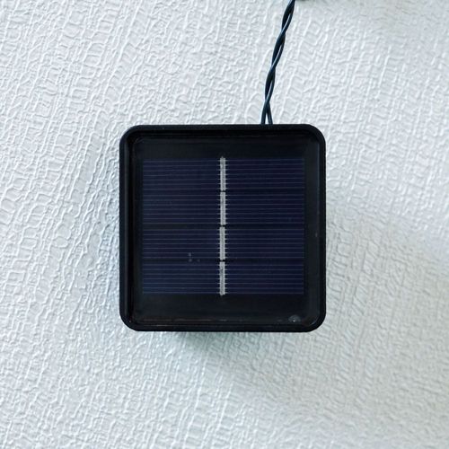 ميموسا سور صناعي بإضاءة ليد بالطاقة الشمسية 100X100 سم