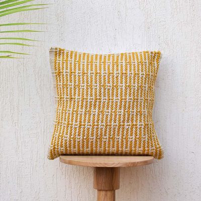 Woven Cushion 45X45Cm - Sunshine