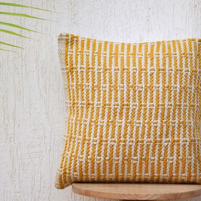 Woven Cushion 45X45Cm - Sunshine