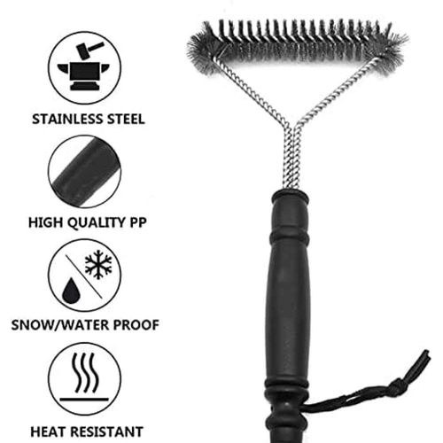 SABORR Barbeque Cleaning Brush with scrapper