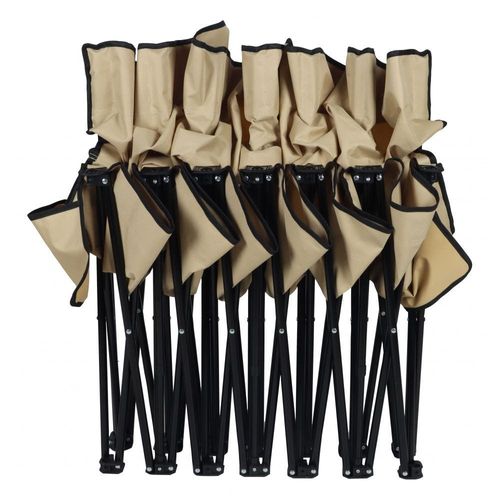 6-Seater Folding Camping Chair - Beige