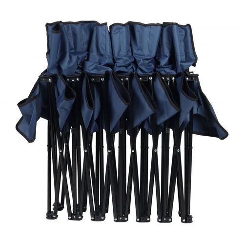 6-Seater Folding Camping Chair - Blue