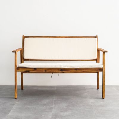 Rozana 4-Seater Sofa Set - Natural Wood