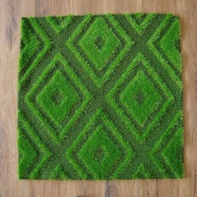 Eco Green 3D Grass - Diamond Design - With 3-Year Warranty