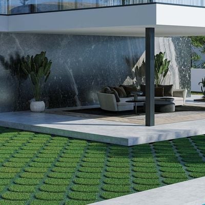 Eco Green 3D Grass - Fish Scale Design