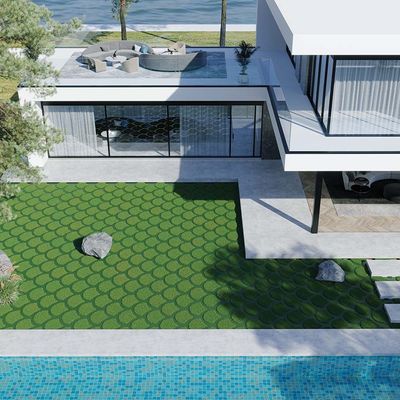 Eco Green 3D Grass - Fish Scale Design - With 3-Year Warranty