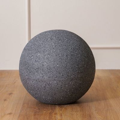 Sand Stone Ball 40X40X38 Cm - Black