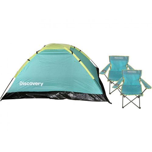 Discovery 3-Pc Adults Camping Set - Blue/Green