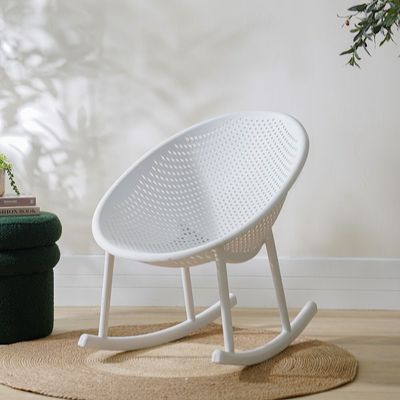 Rayan Outdoor Rocking Chair - White