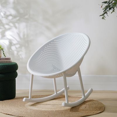 Rayan Rocking Chair - White