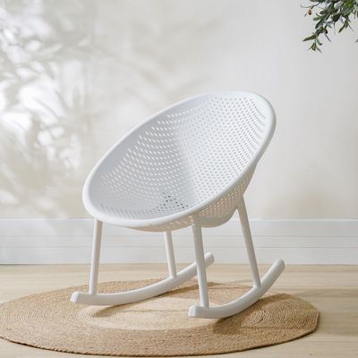 Rayan Outdoor Rocking Chair - White