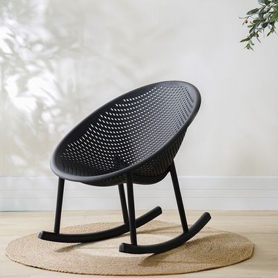 Rayan Rocking Chair - Black