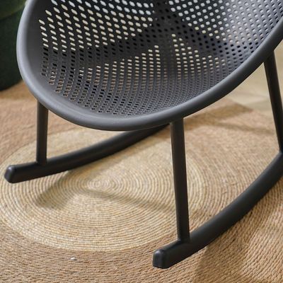 Rayan Rocking Chair - Black