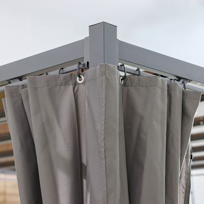 Amna Metal Pergola - Grey