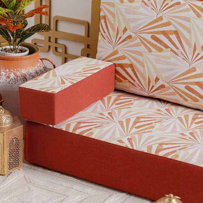 Arabian 3-Seater Majlis - Terracotta - With 2-Year Warranty