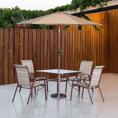 Alfresco Textilene Dining Set 4+1