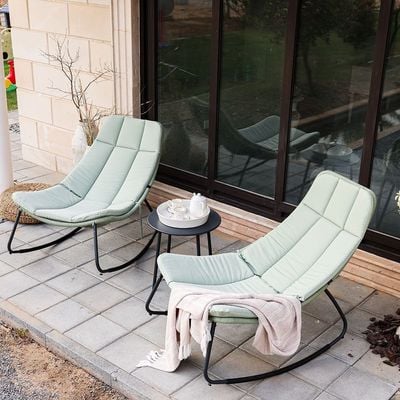 Enola 1 + 2-Seater Balcony Set - Green - With 2-Year Warranty