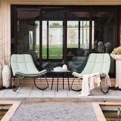 Enola 1 + 2-Seater Balcony Set - Green - With 2-Year Warranty