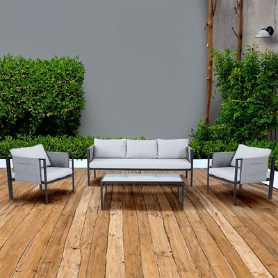 Lianne 5-Seater Outdoor Sofa Set - Grey