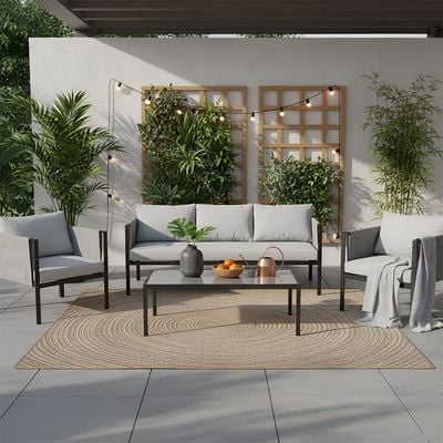 Lianne 5-Seater Outdoor Sofa Set - Grey
