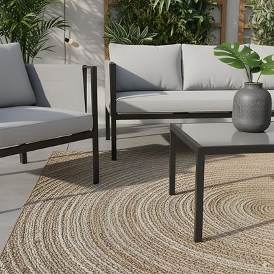 Lianne 5-Seater Outdoor Sofa Set - Grey