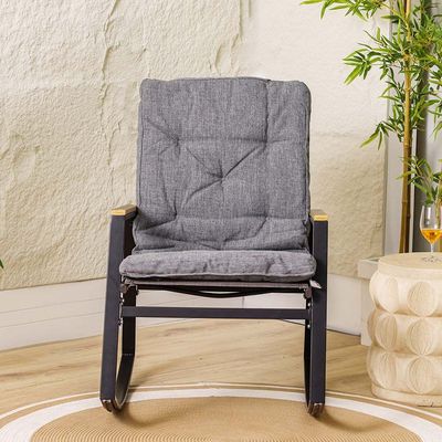 Caty Rocking Chair - Grey