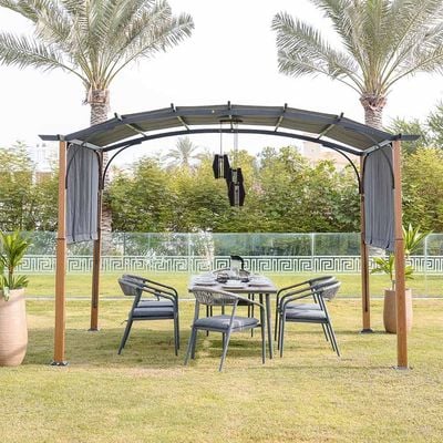 Hazel Deluxe Metal Pergola - 3x3.6 M