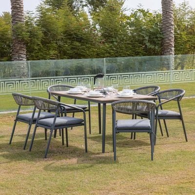 Amanda 1 + 6-Seater Outdoor Dining Set
