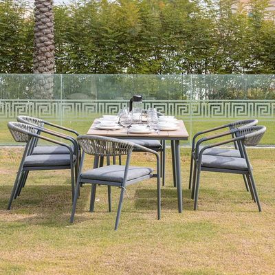 Amanda 1 + 6-Seater Outdoor Dining Set
