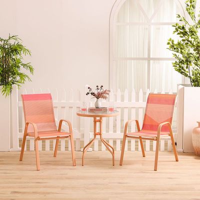 Blossom 1 + 2-Seater Balcony Set - Pink