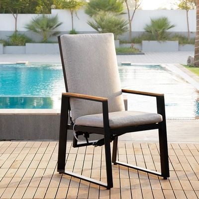 Jazzlyn Dining Chair - Grey - With 2-Year Warranty