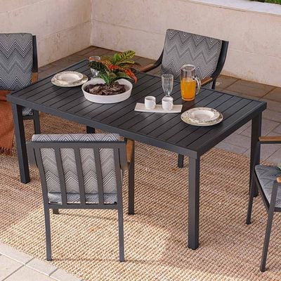 Liam 1 + 6-Seater Dining Set - Grey - With 2-Year Warranty