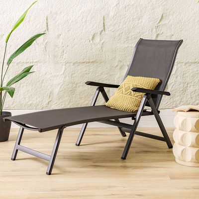 Winnie Sun Lounger - Dark Grey  