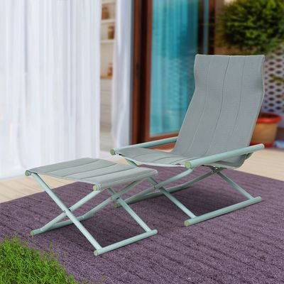 Nova 1-Seater Balcony Set - Green/Grey/Blue