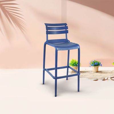 Russo Bar Chair - Blue