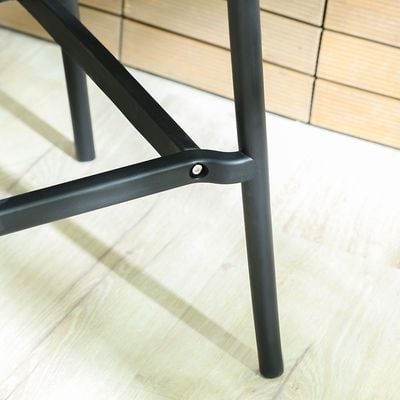 Russo Outdoor Bar Chair - Black