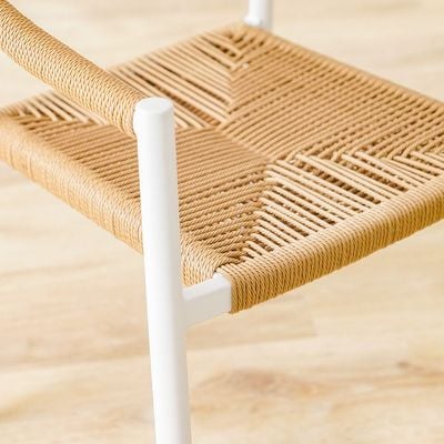 Verde Rope Chair - Beige/White