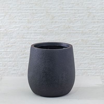 Fiber Clay Pots W. Rough Design 