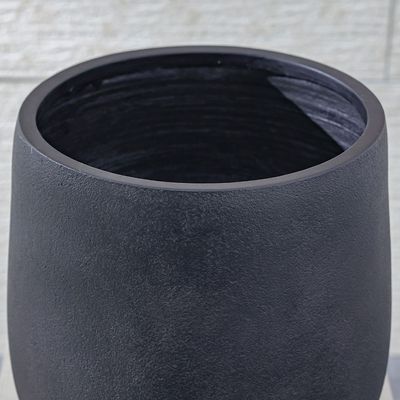 Fiber Clay Pots W. Rough Design 