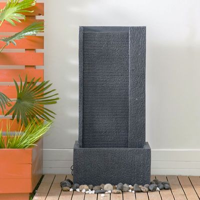 Lunar Fountain - Grey - 47.5x28.5x100.5 CM