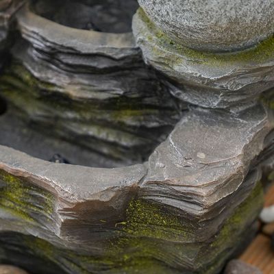 Regal Fountain with LED-43x46x75 cm