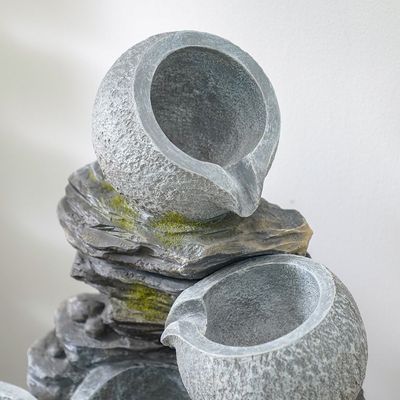 Regal Fountain with LED-43x46x75 cm