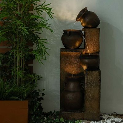 Valencia Fountain - Brown - 47x39.5x135 CM