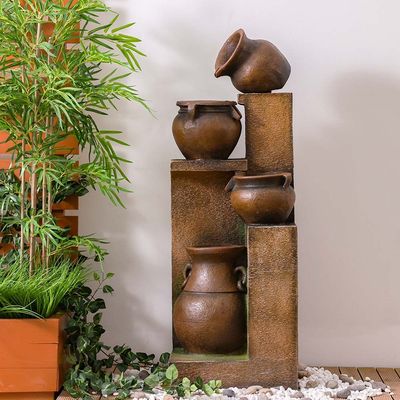 Valencia Fountain - Brown - 47x39.5x135 CM