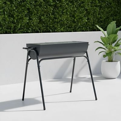 Inferno Basics Charcoal BBQ Grill with Stand - Black - Inf04