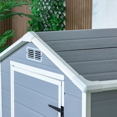 سقيفة تخزين حديقة قوية للغاية مقاس 133.5x103x202 سم