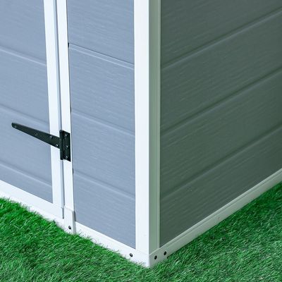 سقيفة تخزين حديقة قوية للغاية مقاس 133.5x103x202 سم